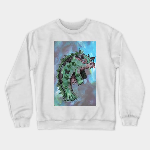 Sea Cow Crewneck Sweatshirt by Lenamariebis